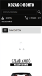 Mobile Screenshot of kozakbonto.hu